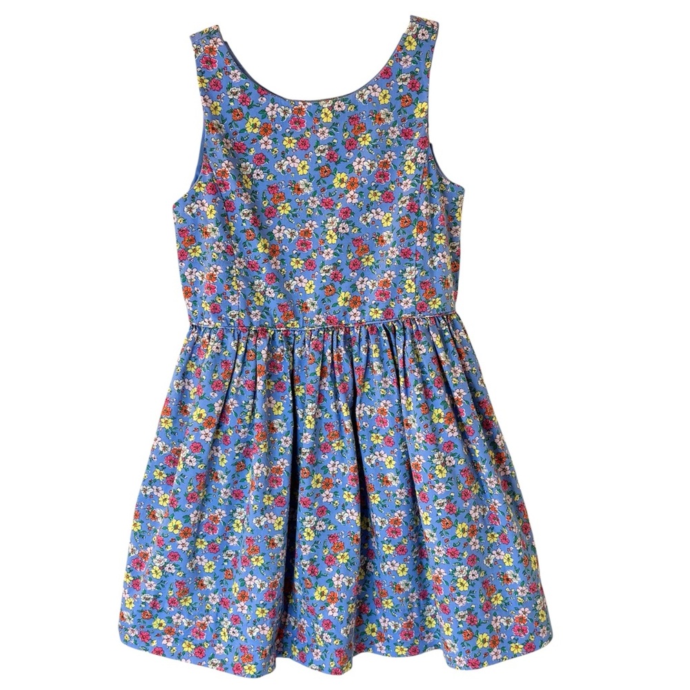 Polo Ralph Lauren Toddlers’ Floral Sleeveless Dress Blue Multicolor